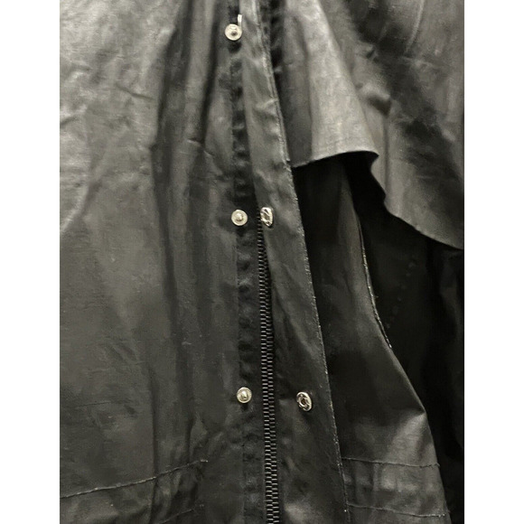 Men's Black Hooded Jacket - Picture 11 of 15